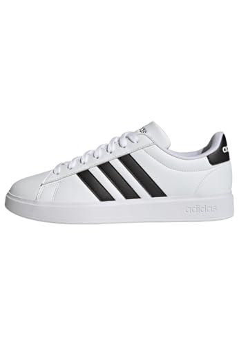 adidas Herren Grand Court 2.0 Shoes, Cloud White/Core Black/Cloud White, 43 1/3 EU