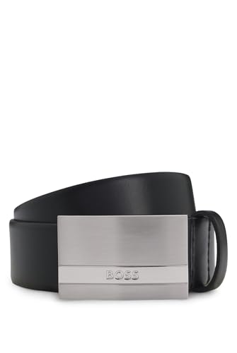 BOSS Herren Baxton_sz35 G rtel, Black1, 110 EU