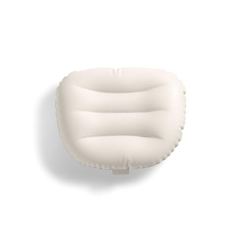 Intex 28506 – Aufblasbare Kopfstütze für PureSpa Hydromassage, höhenverstellbar, Beige, 24 x 19 x 6 cm