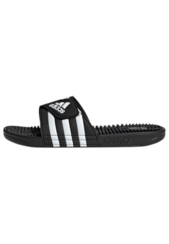 adidas Unisex Adissage Slides, Core Black / Cloud White / Core Black, 43 EU