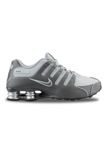 NIKE Shox Nz 378341-009, Herren Sportschuhe, Grau (Dark Grey/Dark Grey-Wolf Grey-Volt-Black-Metallic Silver), EU 44