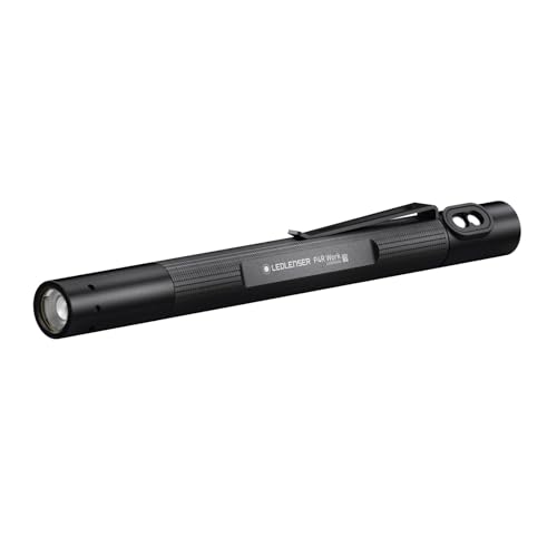 Ledlenser P4R Work | 2020 | LED Stiftleuchte Werkstatt Handwerker | Taschenlampe | aufladbar mit Lithium Akku | 170 Lumen | fokussierbar | Leuchtweite 100m | 15 Std. Laufzeit | USB Magnetladekabel