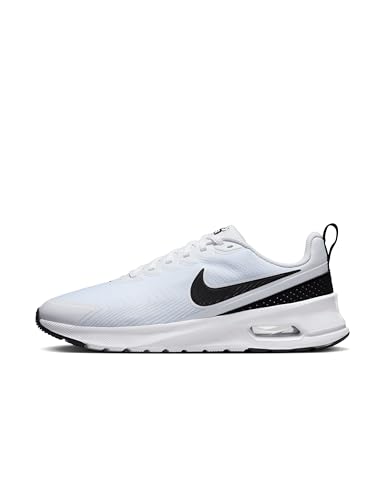 Nike Air Max Nuaxis Herren Schuh, White/Black-White, 44 EU