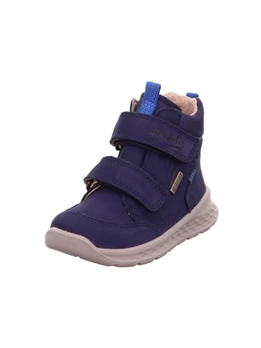 Superfit Jungen Breeze Leicht Gefütterte Gore-tex Blau 8000 Lauflernschuhe, Blau 8000, 24 EU