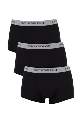 Emporio Armani Underwear Herren Retroshorts 111357CC717, 3er Pack, Gr. X-Small, Schwarz (Nero 00120)