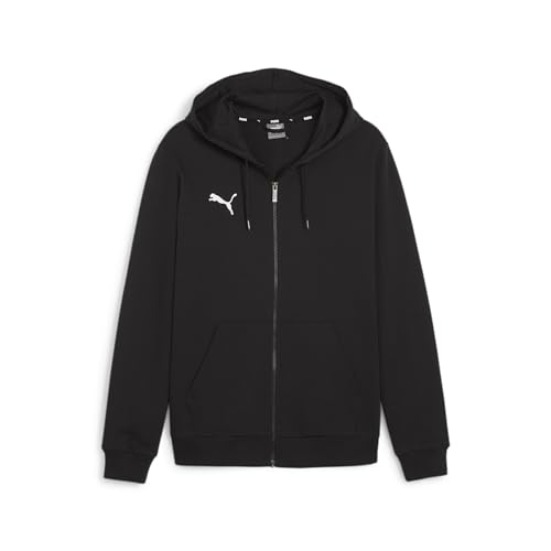 PUMA Herren Teamgoal Casuals Hooded Jacket Sweat, Puma Black-puma White, L EU