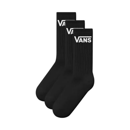 Vans Classic Crew Logo, Schwarz, L, Schwarz, L