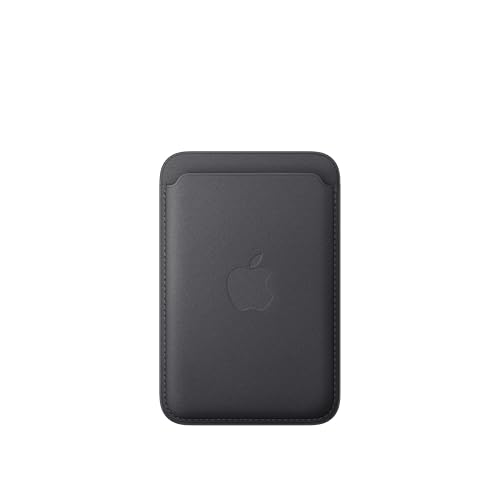 Apple iPhone Feingewebe Wallet mit MagSafe – Schwarz ​​​​​​​
