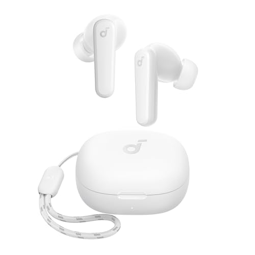 soundcore by Anker P20i Kabellose Bluetooth Kopfhörer in-Ear, 10mm Treiber, Bluetooth 5.3, Anpassbarer EQ, 30 Std. Spielzeit, IPX5 wasserfest, 2 Mikros mit KI, einzeln verwendbar (Weiß)