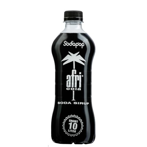 Sodapop Sirup afri Cola, Getränkekonzentrat, 1 Flasche ergibt 10 L Fertiggetränk, 500 ml