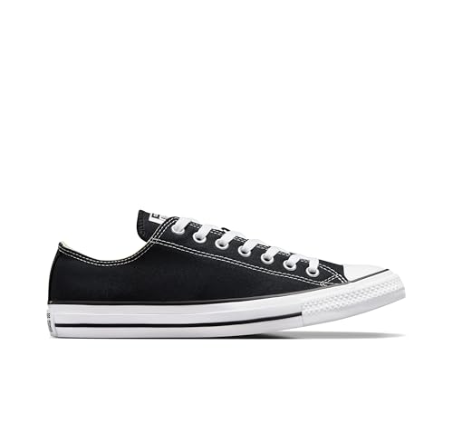 CONVERSE Chuck Taylor All Star Seasonal Ox, Unisex-Erwachsene Sneakers, Schwarz (Black/White), 42.5 EU
