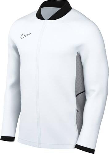 Nike Herren Dri-FIT Academy 25 Track Fußballjacke, White/Black/Wolf Grey/Black, M