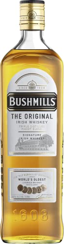 Bushmills Original Irish Whiskey (1 x 0,7 l) – klassischer, dreifach destillierter Finest Blend Whisky aus Irland