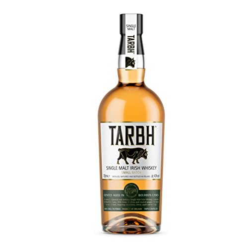 TARBH Single Malt Irish Whiskey I Premium Single Malt Whiskey I 3-fach destillierter, in Bourbon-Fässern gereifter irischer Whiskey I Small Batch Limited Whisky I 40% Vol. I 0,7 L