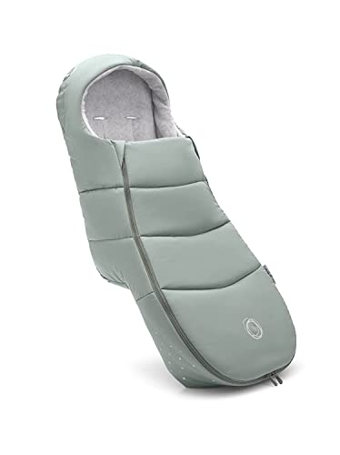 Bugaboo Ganzjahres Fußsack, unverzichtbares Kinderwagen-Zubehör für Jede Jahreszeit, wasserdichter und atmungsaktiver Fußwärmer, Pine Green
