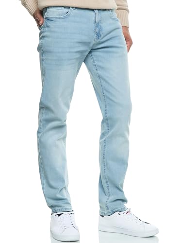 Indicode Herren INSantino Jeanshose aus 99% Baumwolle | Denim Stretch Jeans Männer Light Cloud, 32/32