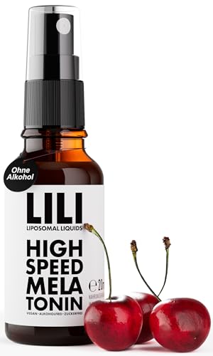 High Speed Melatonin Spray - liposomales Liquid als Melatoninspray mit 0,5 mg Melatonin pro Sprühstoß I 160 Sprühstöße I vegan, alkoholfrei & zuckerfrei