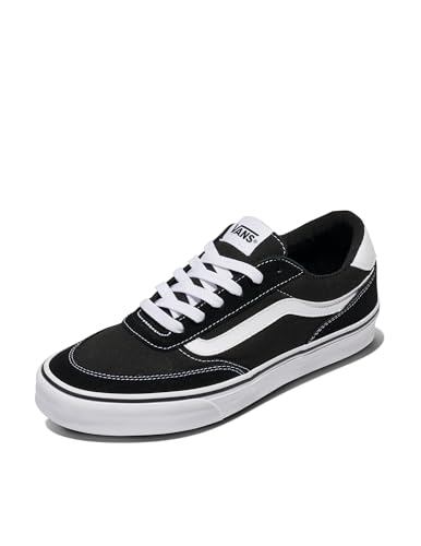 Vans Herren Turnschuhe Brooklyn Aus Wildleder, Black/White, 41 EU