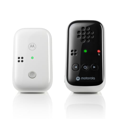 Motorola Nursery – PIP10 kabelloses DECT-Babyphone, hochempfindliches Mikrofon, Ton- und Außer-Reichweite-Warnung, Lautstärkeregelung, tragbare Elterneinheit