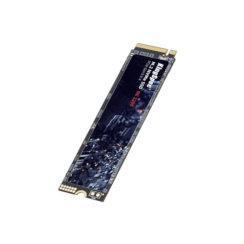 KingSpec NE-2280 256GB NVMe SSD Pcie 3.0 M.2 SSD Gen 3x4, Bis zu 2400MB/s, Internes Solid State Drive mit 3D NAND Flash, Kompatibel mit Desktop/Laptop