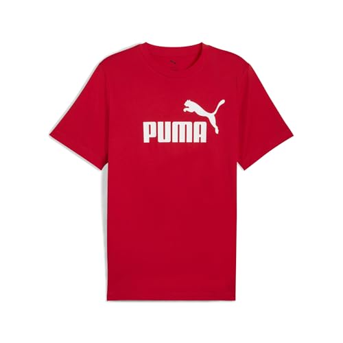 PUMA Unisex ESS No. 1 Logo Tee T-Shirts, for All Time Red, XL