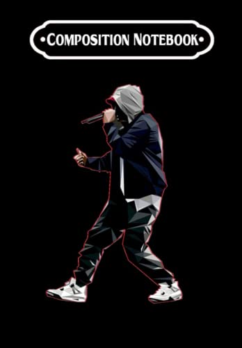 Composition Notebook: EMINEM Classic, Journal 6 x 9, 100 Page Blank Lined Paperback Journal/Notebook