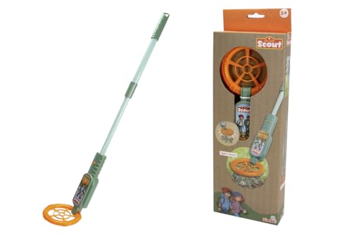 Simba 109452668 - Scout Kinder-Metalldetektor ab 5 Jahre - höhenverstellbares Metall-Suchgerät (61-81 cm) mit Licht- und Ton-Signal, Forscher- und Entdecker-Spielzeug für Mädchen und Jungen