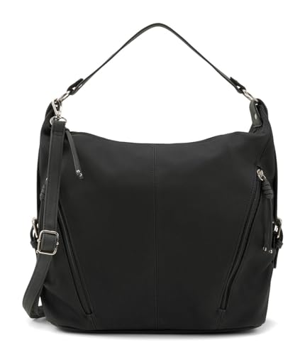 TOM TAILOR Caia Damen Hobo Bag Schultertasche Mittelgroß Schwarz