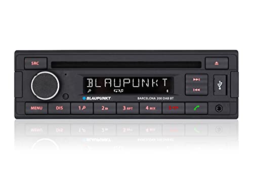 Blaupunkt Barcelona 200 DAB BT, 1-DIN Autoradio, DAB+, Bluetooth, CD, Freisprecheinrichtung, USB, Aux-Eingang, 4x40W, 12V