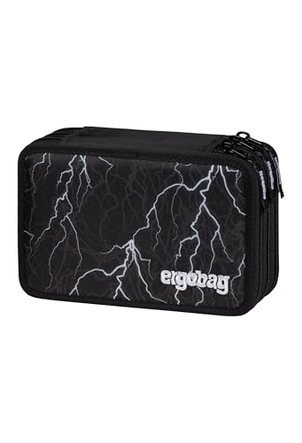 ergobag Maxi Mäppchen Set 40-Teilig, Lyra Bunt- und Filzstifte, Kleingeld Fach, Lineal, Schere