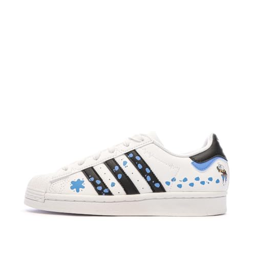 adidas Superstar IG6263 Kinder-Sneaker, Weiß/Schwarz, weiß, 40 EU