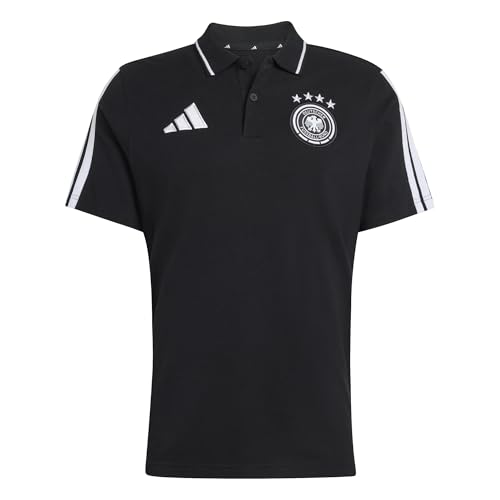 adidas DFB Deutschland Germany Polo Shirt Poloshirt (DE/NL/SE/PL, Alphanumerisch, M, Regular, Regular, New Black)