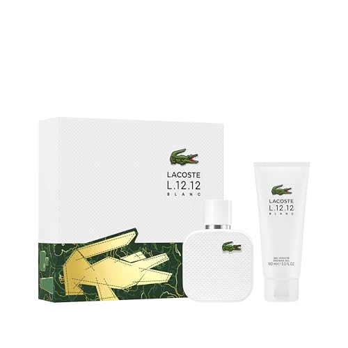Lacoste L.12.12 Blanc Geschenkset Eau de Toilette 50 ml, Duschgel 100 ml