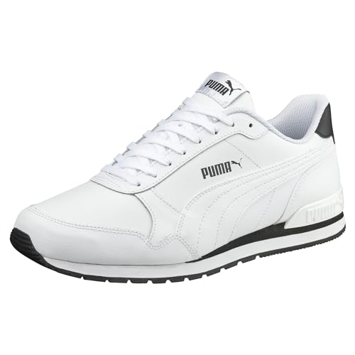 PUMA Unisex ST Runner v2 Full L Low-Top Trainer, Puma White-Puma White, 41 EU