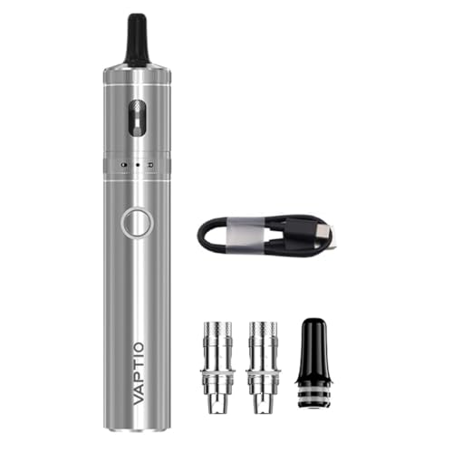 Vaptio Cosmo A2 Elektronische Zigarette Kit 2000mAh 25W Box Mod Batterie 3.0ML Tank 2Stücks C5 1.0ohm / C6 0.7ohm Cosmo Spule Vaporizer Vape Pen Kit Keine E-Flüssigkeit Kein Nikotin