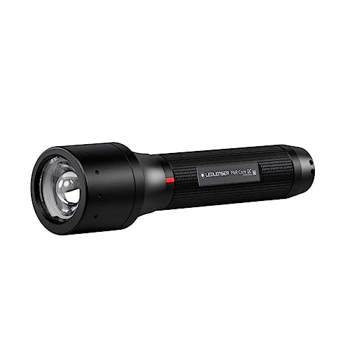 Ledlenser P6R Core QC | 2020 | LED Taschenlampe | Multicolor-LED weiß | rot | grün | blau | aufladbar mit Lithium Akku | Strobe Funktion | 270 Lumen | 335m Leuchtweite | inkl. Akku | Jagen | Angeln