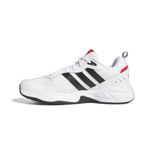 adidas Herren Strutter Shoes, Cloud White / Core Black / Active Red, 43 1/3 EU