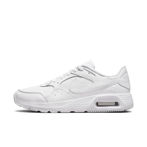 NIKE Herren Air Max Sc Leather Sneaker, Weiß, 41 EU