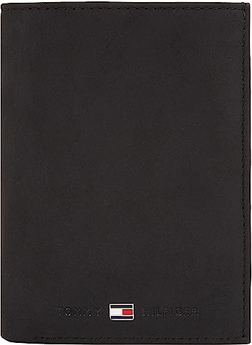 Tommy Hilfiger Herren Geldbeutel Johnson mit Münzfach, Schwarz (Black), Einheitsgröße