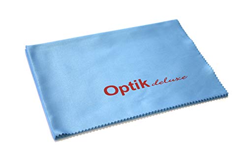 Optik- Deluxe Brillenputztuch I Microfasertuch I Reinigungstuch I Optikerqualität (XXL 40x40)