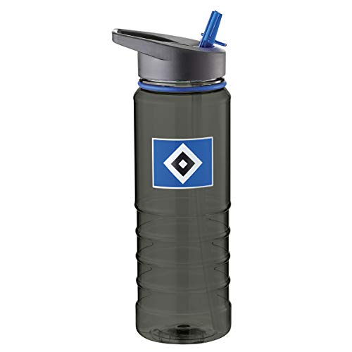 Hamburger SV HSV Flasche/Trinkflasche, Kunststoff ** transparent schwarz ** 29772