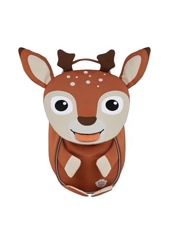 Affenzahn Kleiner Freund Kindergarten-Rucksack für 1-3 Jährige Ergonomisch Reflektierend Ziehzunge mit Namensschild