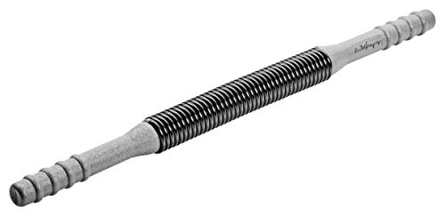 Bad Company Biegehantel I Königsfeder, extra starke Widerstandsfeder I Power Twist Unterarm- und Oberarmtrainer für das Homegym – Grau