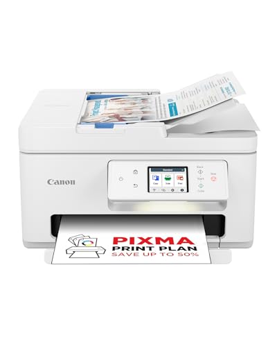 Canon PIXMA TS7750i Serie – All-in-One-Drucker, Kopierer & Scanner für den Heimgebrauch | Kabellos für einfaches Drucken von deinem Smartphone | Canon Drucker für Zuhause mit PIXMA Print Plan