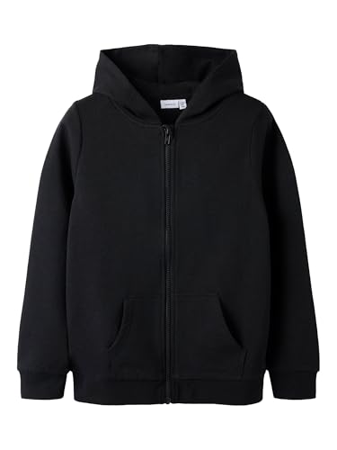 NAME IT Sweatshirt mit Kapuze und Reißverschluss Black 116