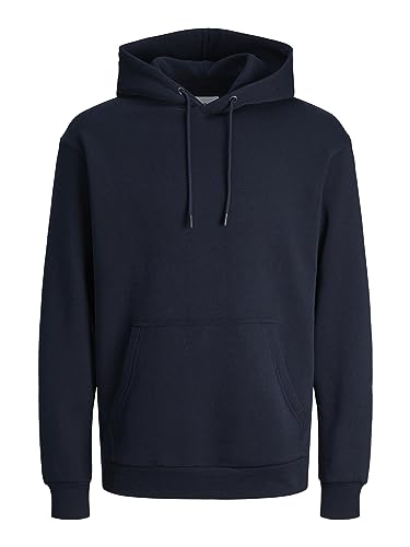JACK & JONES Herren Hoodie Kapuzenpullover JJEBRADLEY- Relaxed Fit S-XXL, Größe:XXL, Farbe:Navy Blazer 12249340