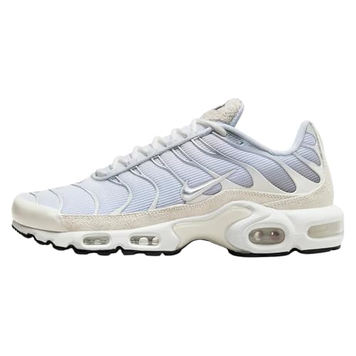 Nike Air Max Plus SE TN1 Tuned Herren Sneaker, Pure Silver Metallic Platinum, 45 EU