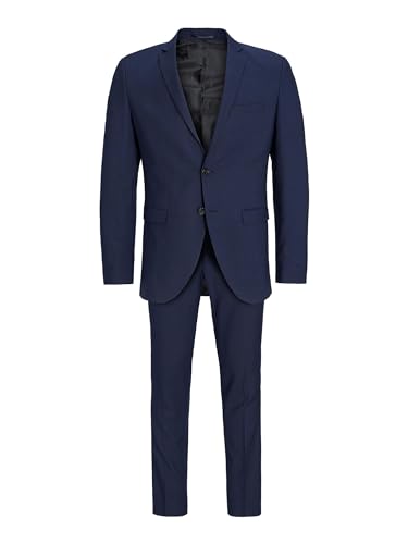 JACK & JONES Herren Jprsolaris Suit Noos Anzüge, Dark Navy, 48 EU