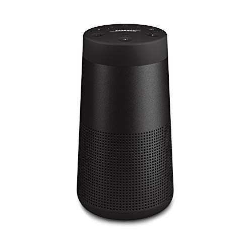 Bose SoundLink Revolve (Serie II) Bluetooth Speaker – Tragbarer, wasserabweisender kabelloser Lautsprecher mit 360°-Klang, Schwarz