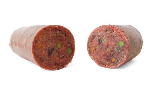 TACKENBERG XL-Barf Menü vom Geflügel mit Rind – Natürliches Frostfleisch für Hunde, 14 x 1000 g